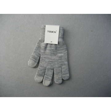 10g Polyester Liner Trois Finger Double Couleur Touch Glove-T2002